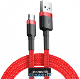 USB-A - microUSB 1.5A 2m Baseus Cafule Cable Red/Black (CAMKLF-C09)
