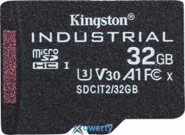 microSD Kingston Industrial 32GB UHS-I U3 V30 A1 (SDCIT2/32GBSP)