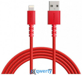 USB-А to Lightning 1.8м Anker Powerline+ II (A8013H91) Red