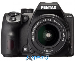 Pentax K-70 kit 18-50 WR RE Black (S0016298)