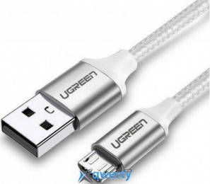 USB-A - microUSB 2A 1m Ugreen US290 White (60151)