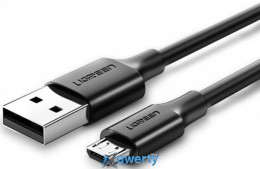 USB-A - microUSB 2A 2m Ugreen US289 Black (60138)