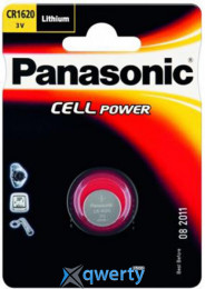 Panasonic Cell Power 75mAh CR 1620 1шт Lithium (CR-1620EL/1B)