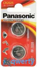 Panasonic Lithium Power CR 2025 2шт Lithium (CR-2025EL 2B)