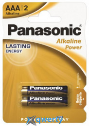 Panasonic LR03 Alkaline Power AAA 2шт Alkaline (LR03REB/2BP)