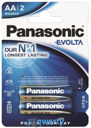 Panasonic LR06 Evolta AA 2шт Alkaline (LR6EGE/2BP)