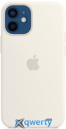 Apple iPhone 12 mini Silicone Case with MagSafe White (MHKV3)
