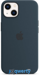 Apple iPhone 13 Silicone Case with MagSafe Abyss Blue (MM293)