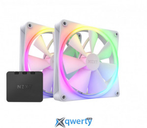 NZXT F140 RGB Twin Pack (RF-R14DF-W1) White