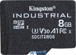 microSD Kingston Industrial 8GB UHS-I U3 V30 A1 (SDCIT2/8GBSP)