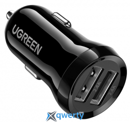 АЗУ USB-A x2 24W Ugreen ED018 (UGR-50875/50875) Black