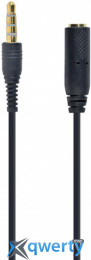 Аудио кабель 3.5mm - 3.5mm 0.2 м Cablexpert (CCA-419) Black