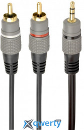 Аудио кабель 3.5mm - 2 RCA 2.5m Cablexpert (CCA-352-2.5M) Black