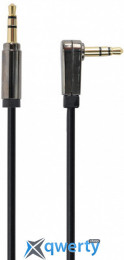 Аудио кабель 3.5mm - 3.5mm 1m Cablexpert (CCAPB-444L-1M) Black