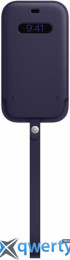 Apple iPhone 12|12 Pro Leather Sleeve with MagSafe Deep Violet (MK0A3)