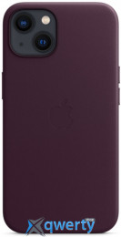 Apple iPhone 13 Leather Case with MagSafe Dark Cherry (MM143)