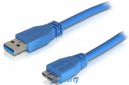 USB-A 3.0 (M) - microUSB 3.0 (M) 0.8m Atcom (12825) Blue