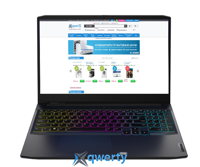 Lenovo ideapad Gaming 3 15ACH6 Shadow Black (82K201NERA) Одесса, купить ...