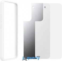 Samsung Galaxy S22+ Frame Cover (EF-MS906CWEGRU) Transparent+Frame Cover White