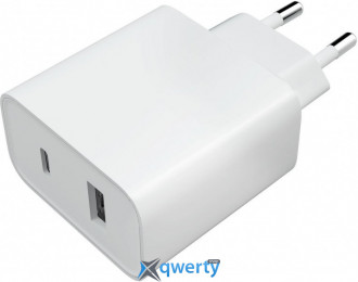 СЗУ USB-A + USB-C 33W Xiaomi Mi Wall Charger (BHR4996GL) White 6934177738067