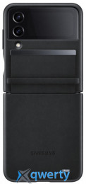 Samsung Flip 4 Flap Leather Cover (EF-VF721LBEGUA) Black