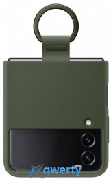 Samsung Flip 4 Silicone Cover with Ring (EF-PF721TGEGUA) Arctic Khaki