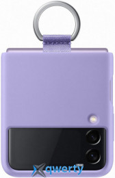 Samsung Flip 3 Silicone Cover with Ring (EF-PF711TVEGRU) Lavender
