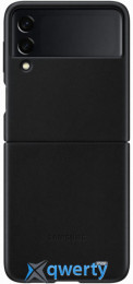 Samsung Flip3 Leather Cover (EF-VF711LBEGRU) Black