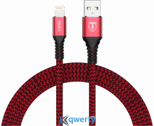 USB-A - Lightning 2.4А 1m T-Phox T-L814 Red (T-L814 red)