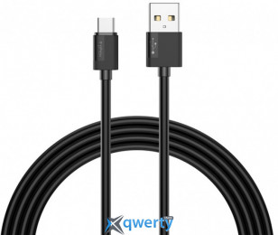 USB-A-USB-C 0.3m T-PHOX Nets T-C801 Black (T-C801(0.3) Black)
