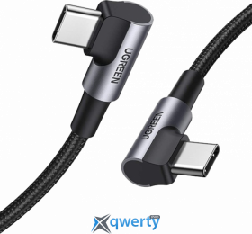 Ugreen US323 USB-C - USB-C 3A 1m Gray/Black (70529)