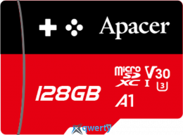 microSD Apacer 128GB Class 10 V30 A1 (AP128GMCSX10U7-RAGC) 4712389919663