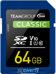 SDHC 64GB Team Classic UHS-I class 10 (TSDXC64GIV1001)
