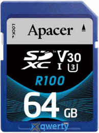 SD Apacer R100 64GB Class 10 V30 (AP64GSDXC10U7-R) 4712389917348