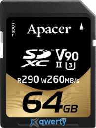 SD Apacer 64GB Class 10 V90 (AP64GSDXC10V9-R) 4712389919526
