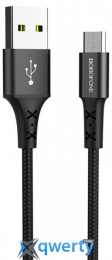 USB-A - microUSB 2A 1m Borofone BX20 Enjoy Black (BX20MB)