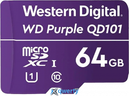 microSD WD Purple QD101 UHS-I 64GB Class 10 (WDD064G1P0C)