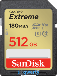 SD 512GB SanDisk Extreme UHS-I Class 10 V30 (SDSDXVV-512G-GNCIN)