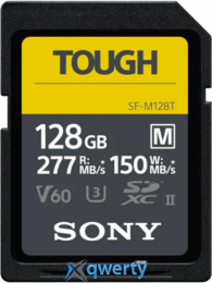 SD SONY Tough 128GB Class 10 V60 Black (SFM128T.SYM)