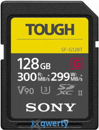 SD SONY Tough 128GB UHS-II Class 10 V90 Black (SFG1TG)