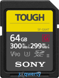 SD SONY Tough 64GB UHS-II Class 10 V90 Black (SF64TG)