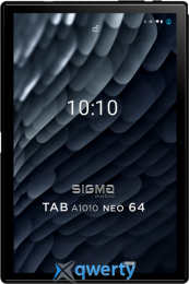 Sigma mobile Tab A1010 Neo - 10.1 4/128GB LTE Black +чехол (4827798766514)