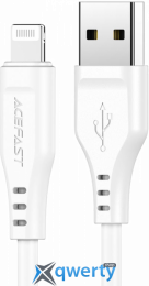 USB-A - Lightning 2.4A 1.2m Acefast C3-02 White (AFC3-02W)