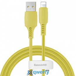 USB-A - Lightning 2.4A 1.2m Baseus Colourful Yellow (CALDC-0Y)