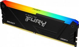 Kingston Fury DDR4-3200 16384MB PC4-25600 Beast RGB 2Rx8 Black (KF432C16BB12A/16)