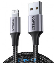 Ugreen US199 USB-A - Lightning 2.4A 2m Black (60158)