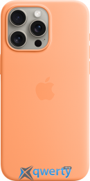 Apple iPhone 15 Pro Max Silicone Case with MagSafe Orange Sorbet (MT1W3ZM/A)