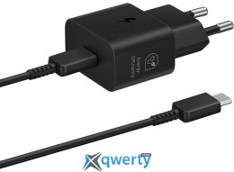 СЗУ Samsung Travel Adapter 25W USB-C + USB-C кабель Black (EP-T2510XBEGEU)