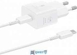 СЗУ Samsung Travel Adapter 25W USB-C + USB-C кабель White (EP-T2510XWEGEU)