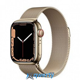 Apple Watch Series 8 GPS Cellular 41mm Gold S. Steel Case w. Milanese Loop Gold (MNJE3/MNJF3)